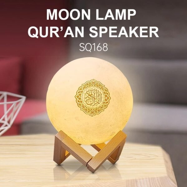 Orginal View of Moon Lamp Quran Speaker SQ168