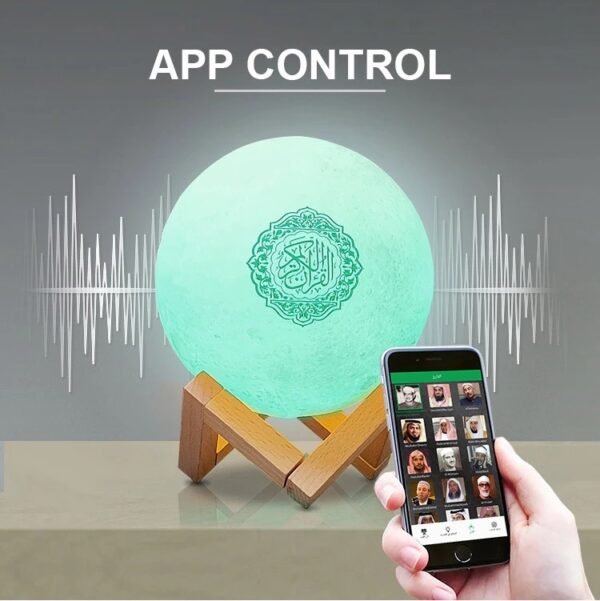 App Control of Moon Lamp Quran Speaker SQ168