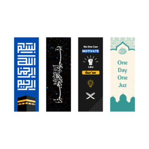 Front view of Quran Bookmarks