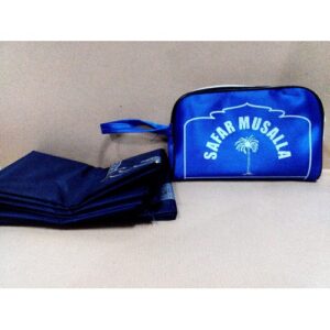 travel prayer mat in blue colour with bag