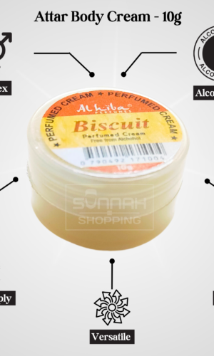 Biscuit Attar Body Cream - 10g