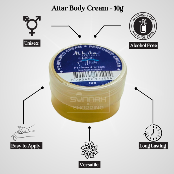 Blue Lady Attar Body Cream - 10g