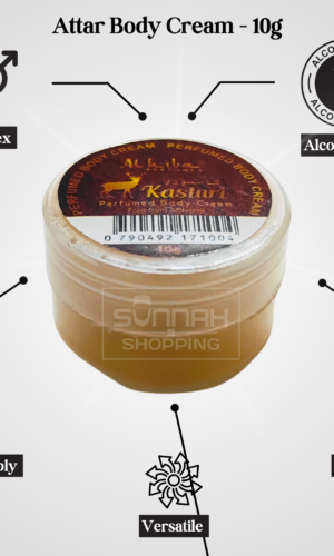 Kasturi Attar Body Cream - 10g