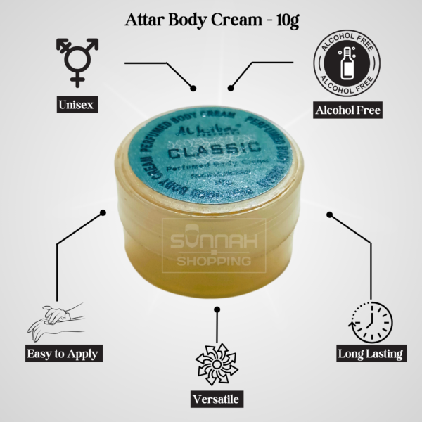 Classic Attar Body Cream - 10g