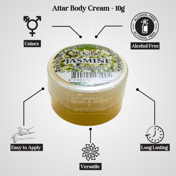 Jasmine Attar Body Cream - 10g