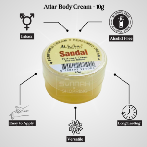 Sandal Attar Body Cream - 10g