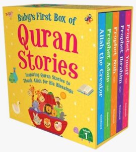 Baby's First Box of Quran Stories (5 Board Books Set) Vol - 1