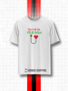 Recharge Your Iman Round Neck Half Sleeve T-Shirts