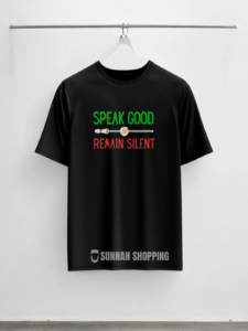 Speak Good Round Neck Half Sleeve T-Shirts