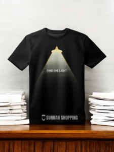 Find The Light Round Neck Half Sleeve T-Shirts