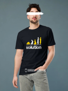 Solution Round Neck Half Sleeve T-Shirts