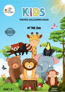 Kids Themed Colouring Book| At The Zoo