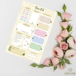 Magnetic Daily Planner Tracker with free dry-erase marker