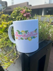 "Bismillah....Alhamdulillah" Printed Ceramic Mug variant 2