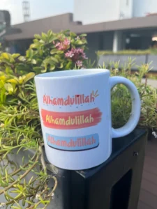 "Alhamdulillah" Printed Ceramic Mug