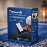 Qiyam Band – Taraweeh Qur’an Wrist Stand (Hands-Free Mobile Qur’an Reading Support)