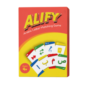 Alify Arabic letter matching game helping Muslim children learn Arabic alphabet through fun play