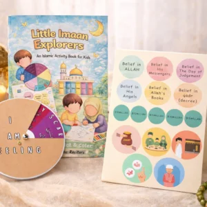 Little Imaan Explorers Islamic activity kit for Muslim children aged 2 to 8 years, fun learning