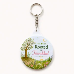 Rooted with Tawakkul Keychain