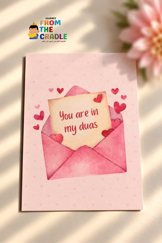You Are in My Dua – Islamic Postcard