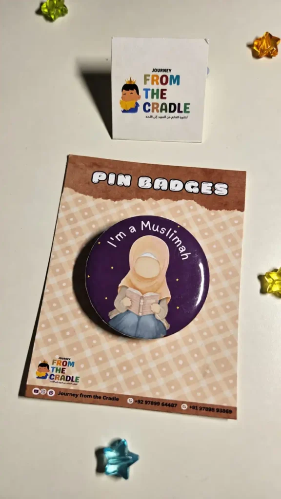 I'm a Muslimah Pin Badge – Islamic Identity Badge for Girls