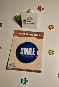 Smile It's Sunnah Pin Badge – Islamic Positivity Badge