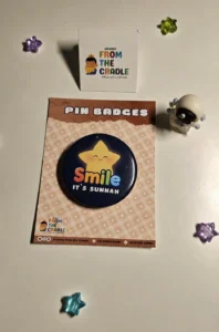 Smile It's Sunnah Star Pin Badge – Kids Islamic Badge