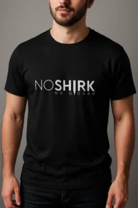 No Shirk No Biddah printed round neck Islamic t-shirt for Muslim men promoting Tawheed