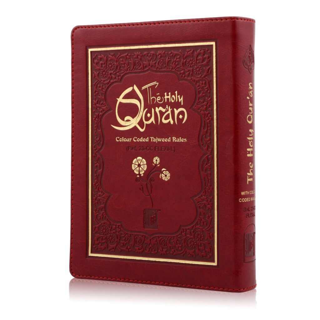 HOLY QURAN NO. 23 CC FLEXI LEATHER MAROON