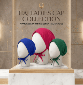 Ladies Hijab Cap with Belt in Assorted Colours – Tie-On Under-Scarf Cap for Muslim Women