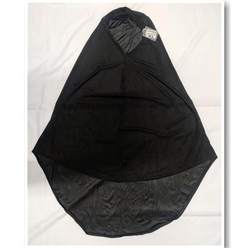 Makana Malai Stone Black Ladies Hijab Head Scarf – Size XL | Black Hijab with Stone Work for Muslim Women